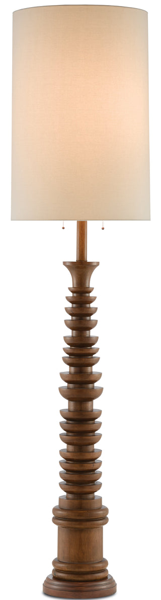 Malayan Natural Floor Lamp