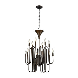 Decatur 22'' Wide 12-Light Chandeliers - Oil Rubbed Bronze