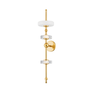 MAYNARD WALL SCONCE AGED BRASS