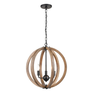 Barrow 18'' Wide 3-Light Chandeliers - Matte Black