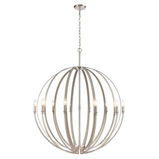 Rotunde 38'' Wide 10-Light Chandeliers - Beechwood