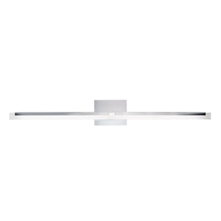 Double L Sconce Linear 36" LED Vanity Light - Chrome