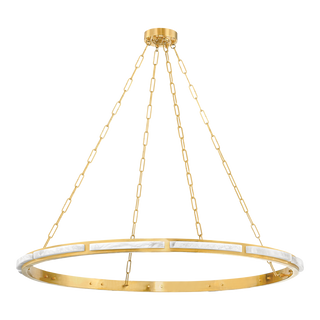 WINGATE Chandelier Aged Brass