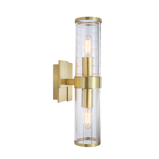 Stripe Sconce - Satin Brass