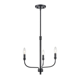 Newland 17'' Wide 3-Light Chandeliers - Matte Black