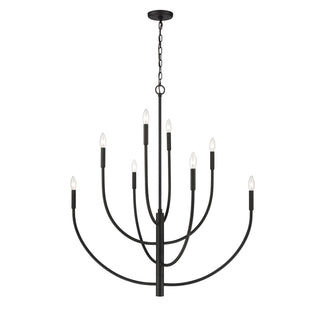 Continuance 36'' Wide 8-Light Chandeliers - Charcoal