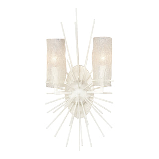 Sea Urchin 21'' High 2-Light Sconce - White Coral