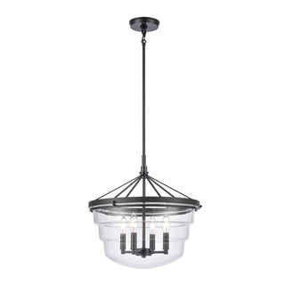 Boyer 18'' Wide 4-Light Pendant - Matte Black