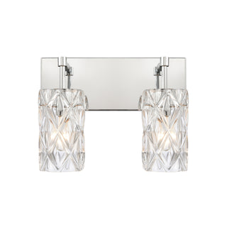 Forma de Crystal 14'' Wide 2-Light Vanity Light - Polished Chrome