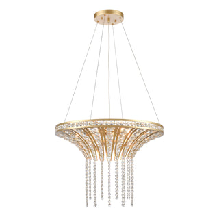 Fantania 24'' Wide 6-Light Chandeliers - Champagne Gold