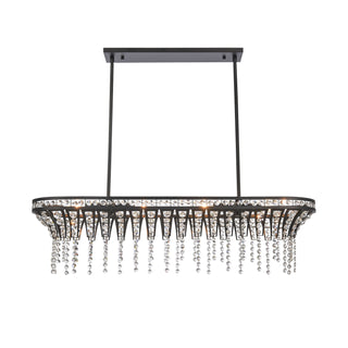 Fantania 36'' Wide 4-Light Linear Chandeliers - Matte Black