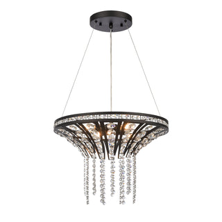 Fantania 18'' Wide 4-Light Chandeliers - Matte Black