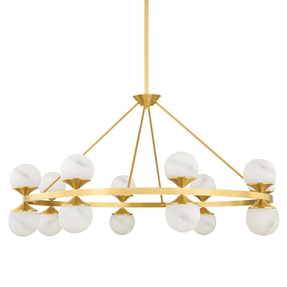 Grafton Chandelier Aged Brass