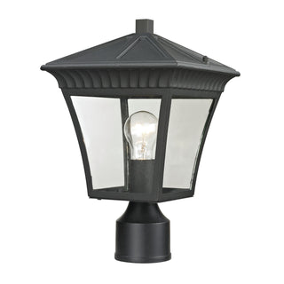 Ridgewood 15'' High 1-Light Outdoor Post Light - Matte Textured Black