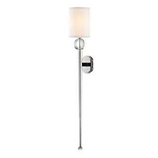 Rockland Wall Sconce Polished Nickel