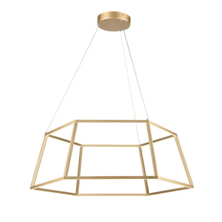 Minimalist 23.25'' Wide LED Pendant - Soft Gold