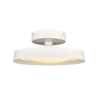 Nancy 13.75'' Wide LED Semi Flush Mount - Matte White