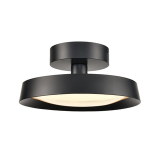 Nancy 11.75'' Wide LED Semi Flush Mount - Matte Black