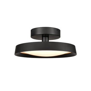 Nancy 13.75'' Wide LED Semi Flush Mount - Matte Black