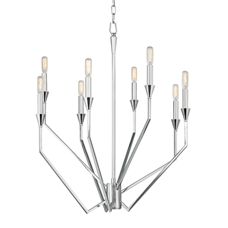 Archie Chandelier Polished Nickel