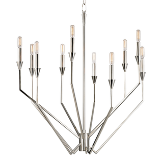 Archie Chandelier Polished Nickel