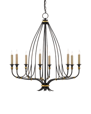 Folgate Small Black Chandelier