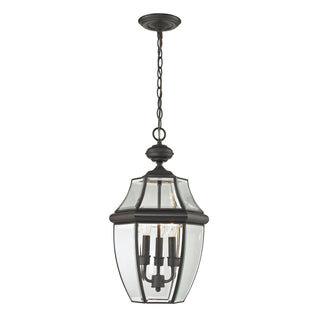 Ashford 12'' Wide 3-Light Outdoor Pendant - Oil Rubbed Bronze