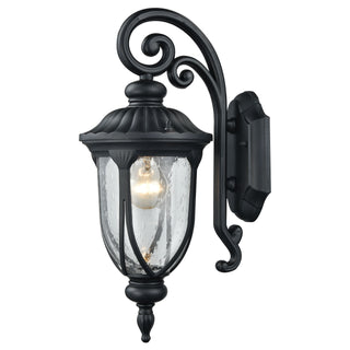 Derry Hill 17'' High 1-Light Outdoor Sconce - Matte Black