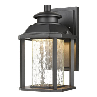 Irvine 10'' High 1-Light Outdoor Sconce - Matte Black