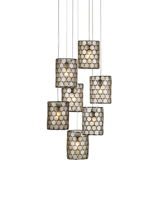 Regatta 7-Light Round Multi-Drop Pendant