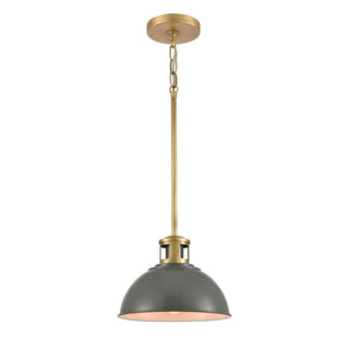 Lyndon 10'' Wide 1-Light Mini Pendant - Gray