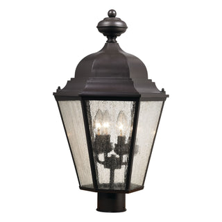 Cotswold 18'' High 4-Light Outdoor Post Light - Oil Rubbed Bronze