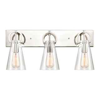 Gabby 23'' Wide 3-Light Vanity Light - Polished Nickel