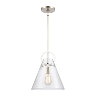 Gabby 11'' Wide 1-Light Mini Pendant - Polished Nickel