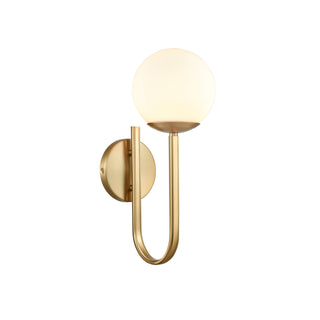 Caroline 6'' Wide 1-Light Vanity Light - Brushed Gold