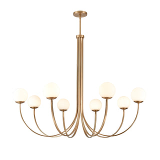 Caroline 54'' Wide 8-Light Chandeliers - Brushed Gold