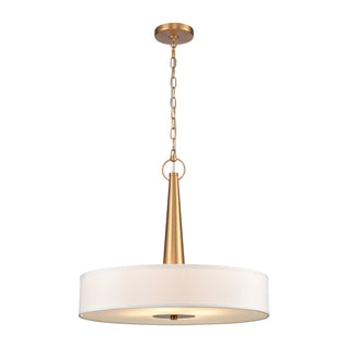 Leo 22'' Wide 4-Light Pendant - Brushed Gold