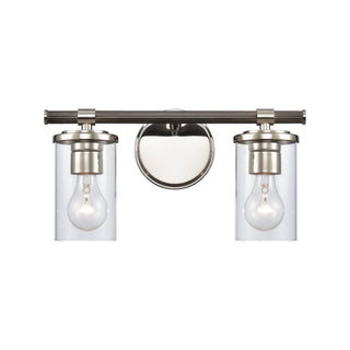 Burrow 15'' Wide 2-Light Vanity Light - Polished Nickel