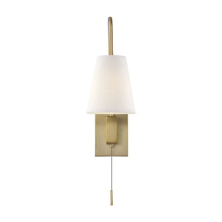 Owen 1-Light Adjustable Wall Sconce in Warm Brass Warm Brass