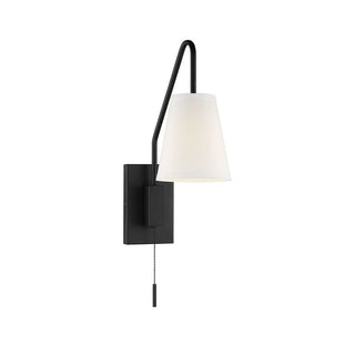 Owen 1-Light Adjustable Wall Sconce in Matte Black Matte Black