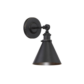 Glenn 1-Light Adjustable Wall Sconce in Classic Bronze Classic Bronze