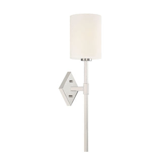 Destin 1-Light Wall Sconce in Polished Nickel Polished Nickel