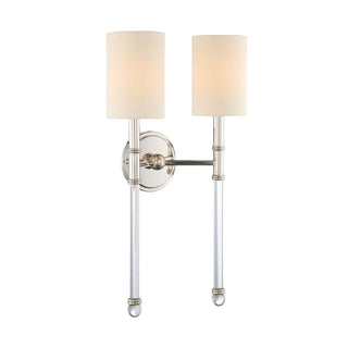 Fremont 2-Light Wall Sconce in Polished Nickel Polished Nickel