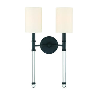 Fremont 2-Light Wall Sconce in Matte Black Matte Black