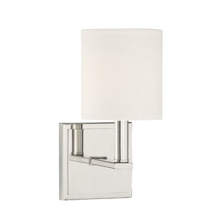 Waverly 1-Light Wall Sconce in Polished Nickel Polished Nickel