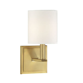 Waverly 1-Light Wall Sconce in Warm Brass Warm Brass