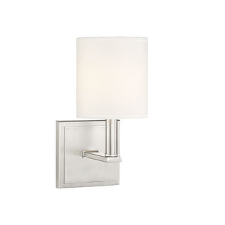 Waverly 1-Light Wall Sconce in Satin Nickel Satin Nickel