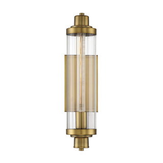 Pike 1-Light Wall Sconce in Warm Brass Warm Brass