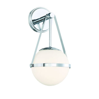 Polson 1-Light Wall Sconce in Polished Chrome Polished Chrome