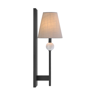 Travis 1-Light Wall Sconce in Matte Black